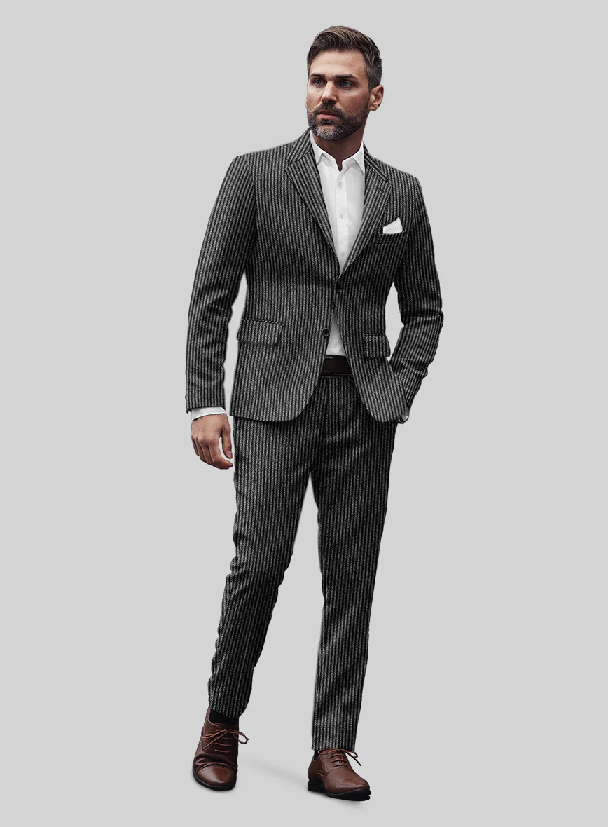 Sartori Mariano Black Soft Tweed Suit - Image 2