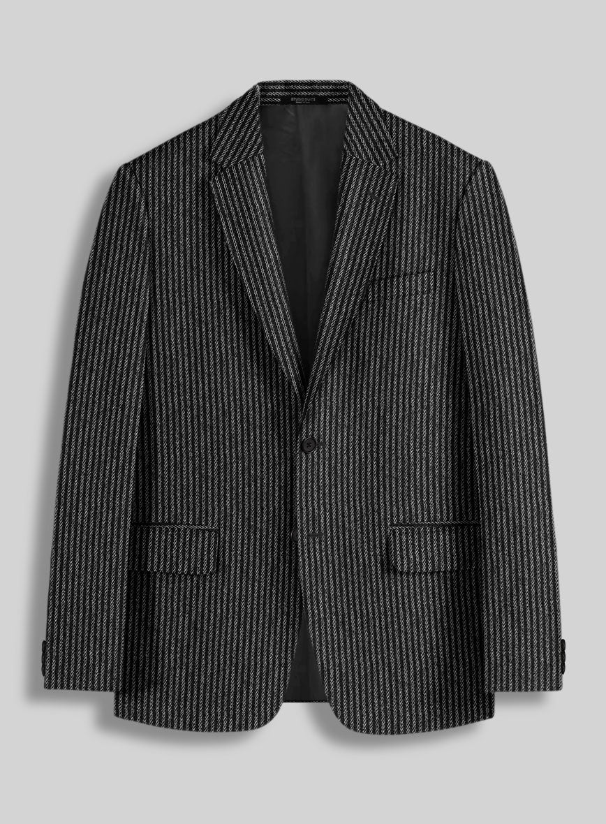 Sartori Mariano Black Soft Tweed Suit - Image 3