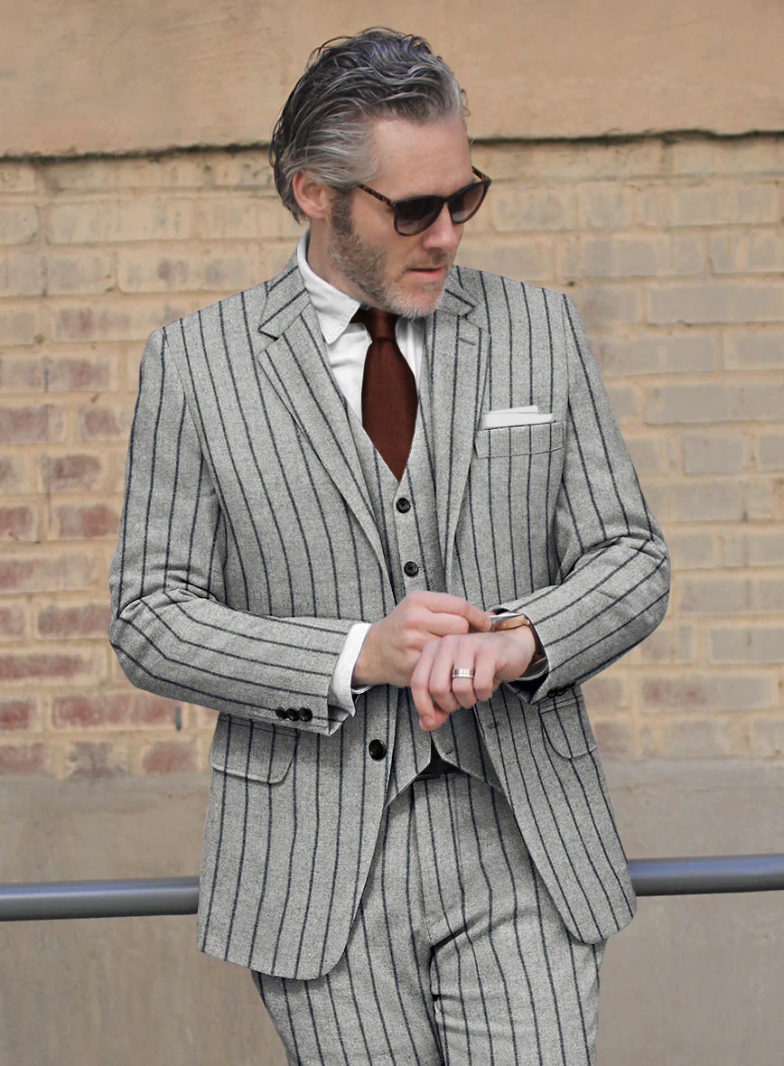 Sartori Orietta Gray Soft Tweed Jacket - Image 2