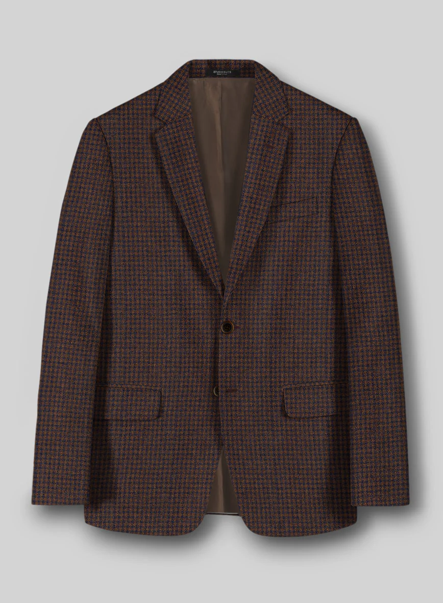 Sartori Petronila Brown Check Soft Tweed Suit - Image 3