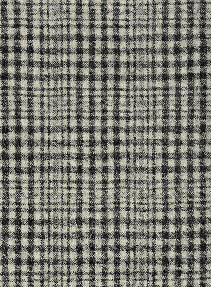 Sartori Spartaco Black Check Soft Tweed Pants - Image 3
