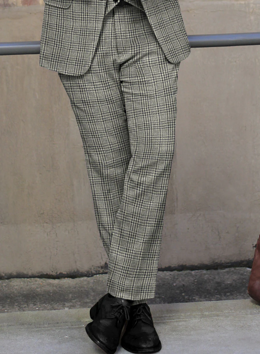 Sartori Spartaco Black Check Soft Tweed Suit - Image 6