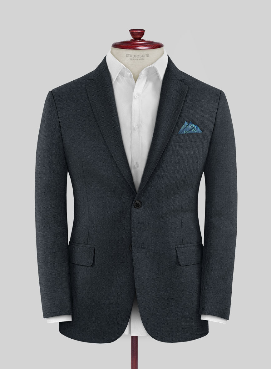 Scabal Alve Blue Wool Suit - Image 3