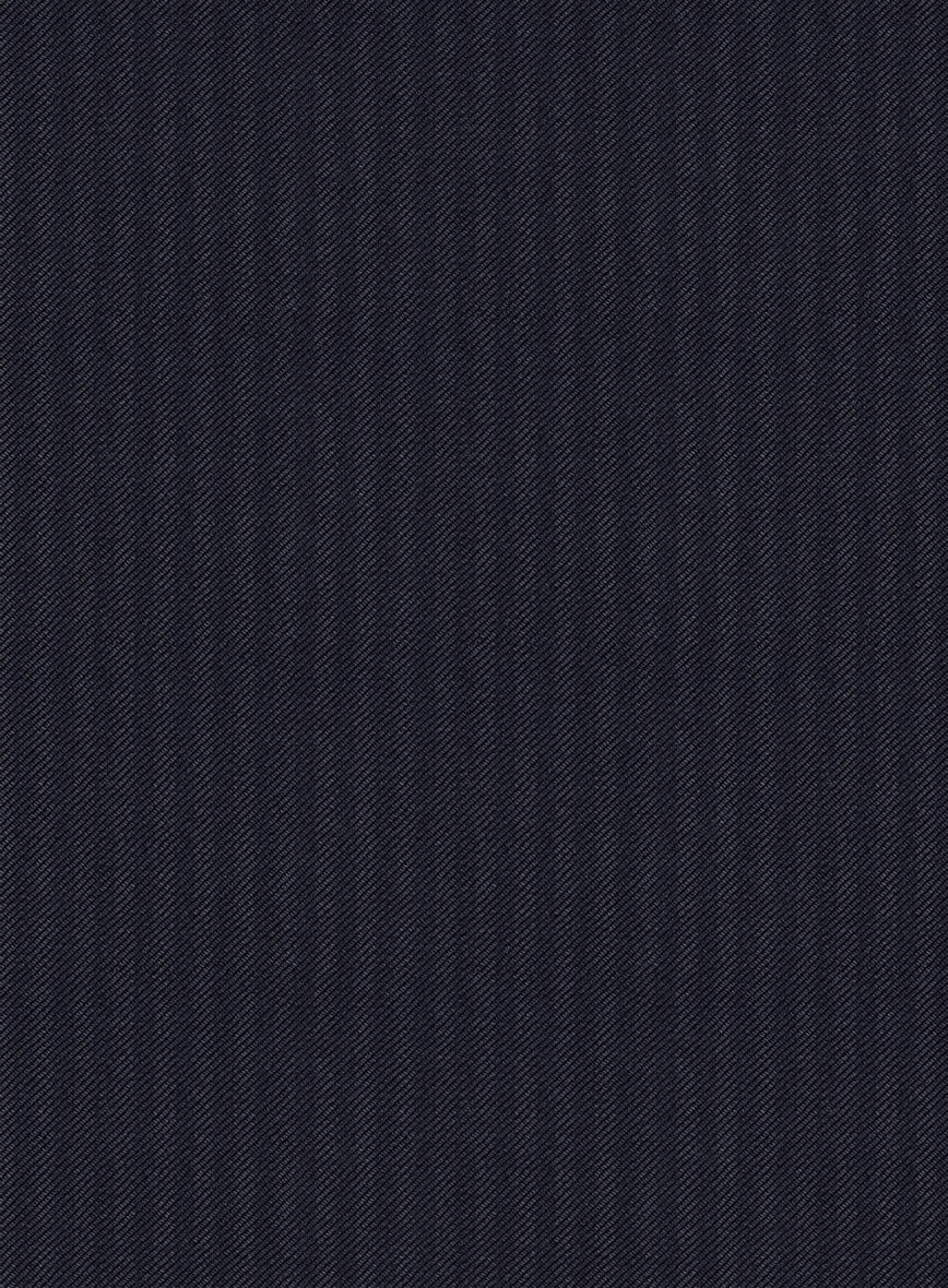 Scabal Ascio Stripe Blue Wool Jacket - Image 3