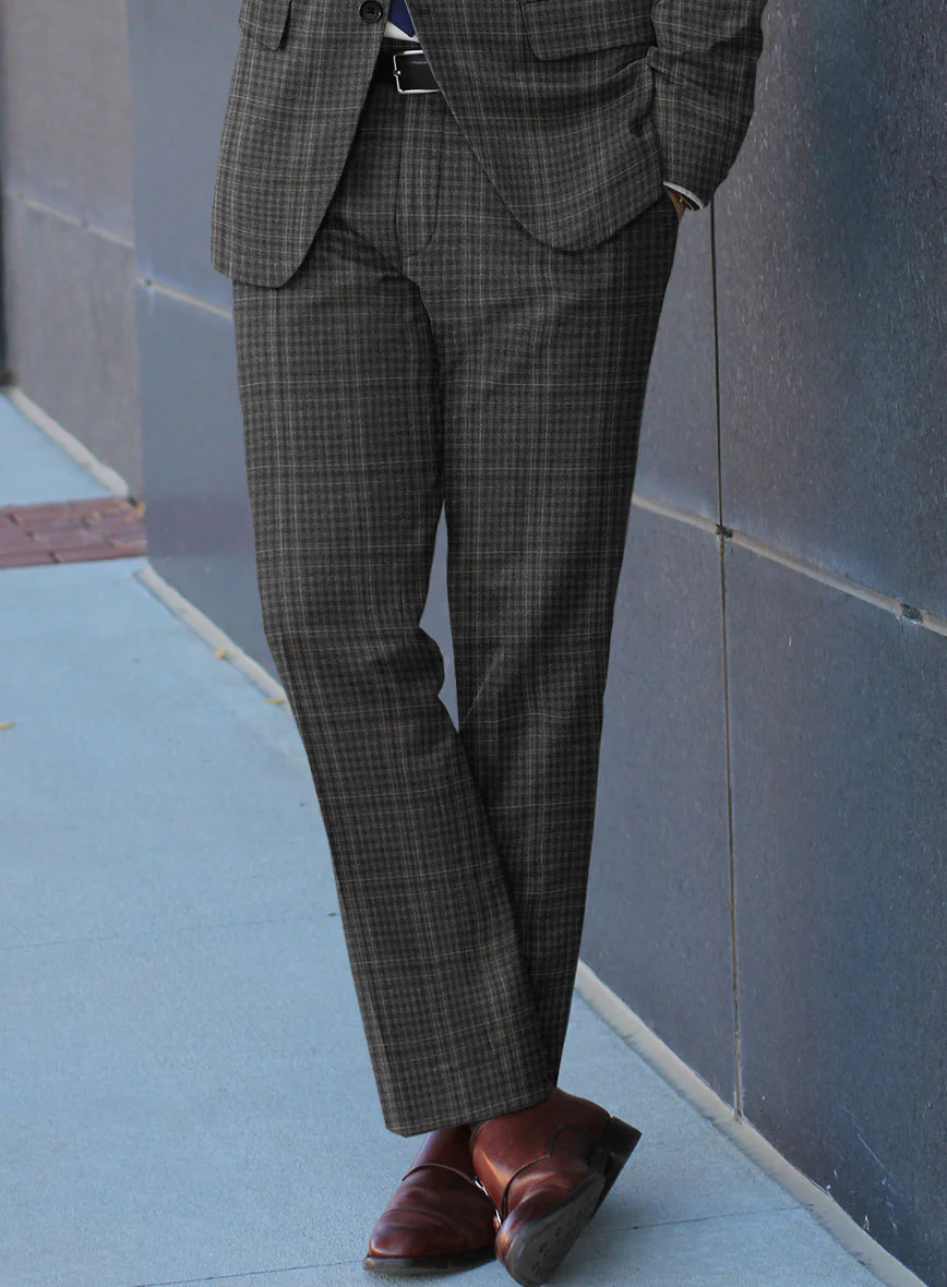 Scabal Azel Black Wool Suit - Image 4