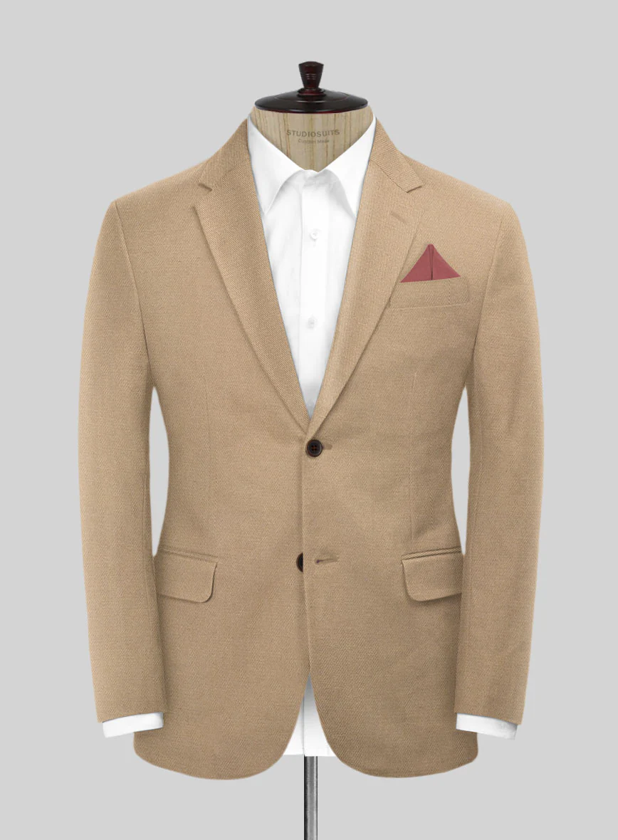 Scabal Beige Cashmere Cotton Jacket