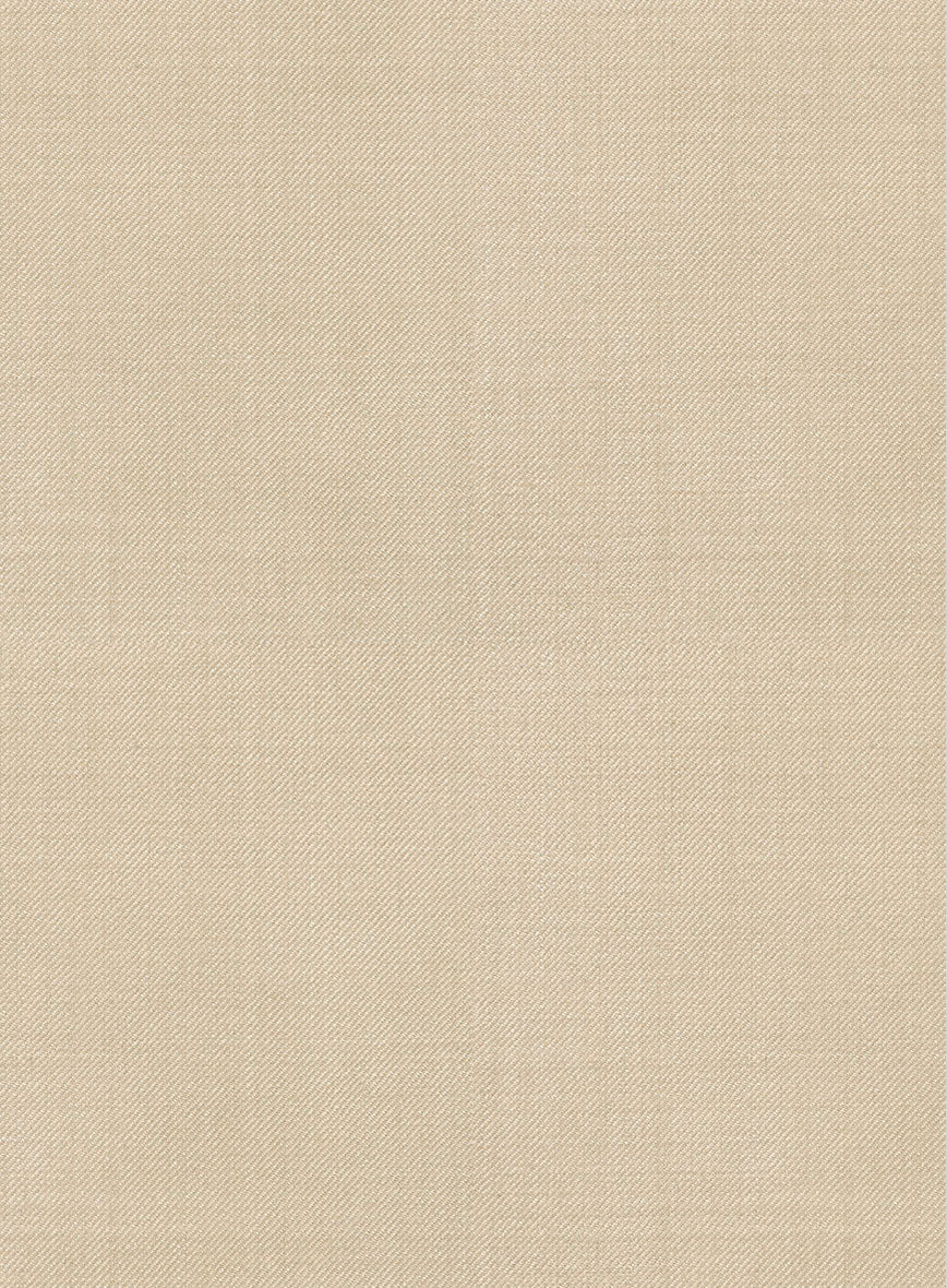 Scabal Beige Wool Pants - Image 3