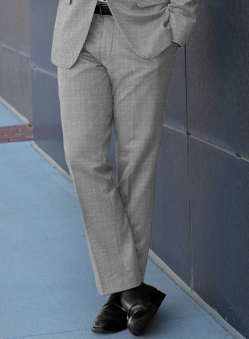 Scabal Belisa Houndstooth BW Wool Suit - Image 5