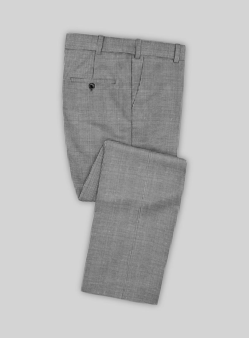 Scabal Belisa Houndstooth BW Wool Suit - Image 6