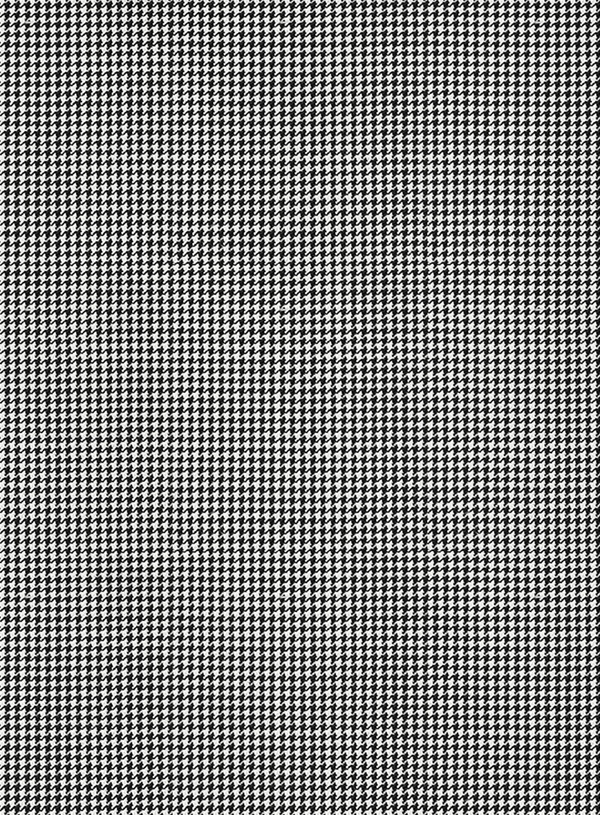 Scabal Belisa Houndstooth BW Wool Suit - Image 7