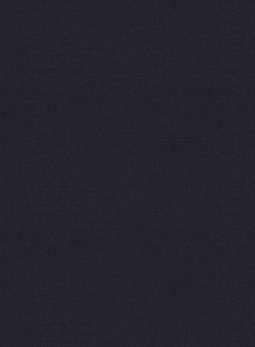 Scabal Ceslas Midnight Blue Wool Pants - Image 3