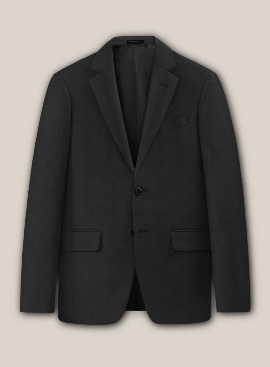 Scabal Cosmopolitan Black Wool Suit - Image 3