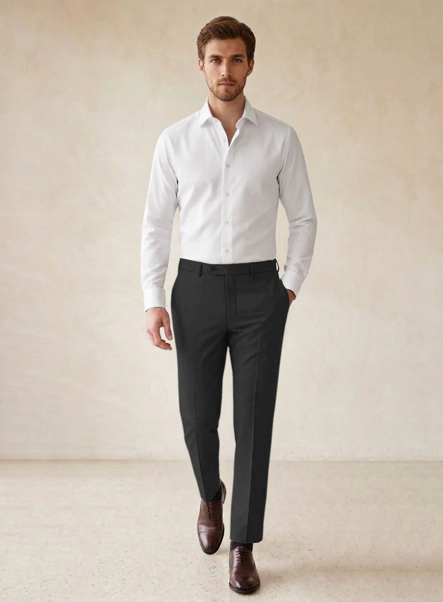 Scabal Cosmopolitan Black Wool Suit - Image 7