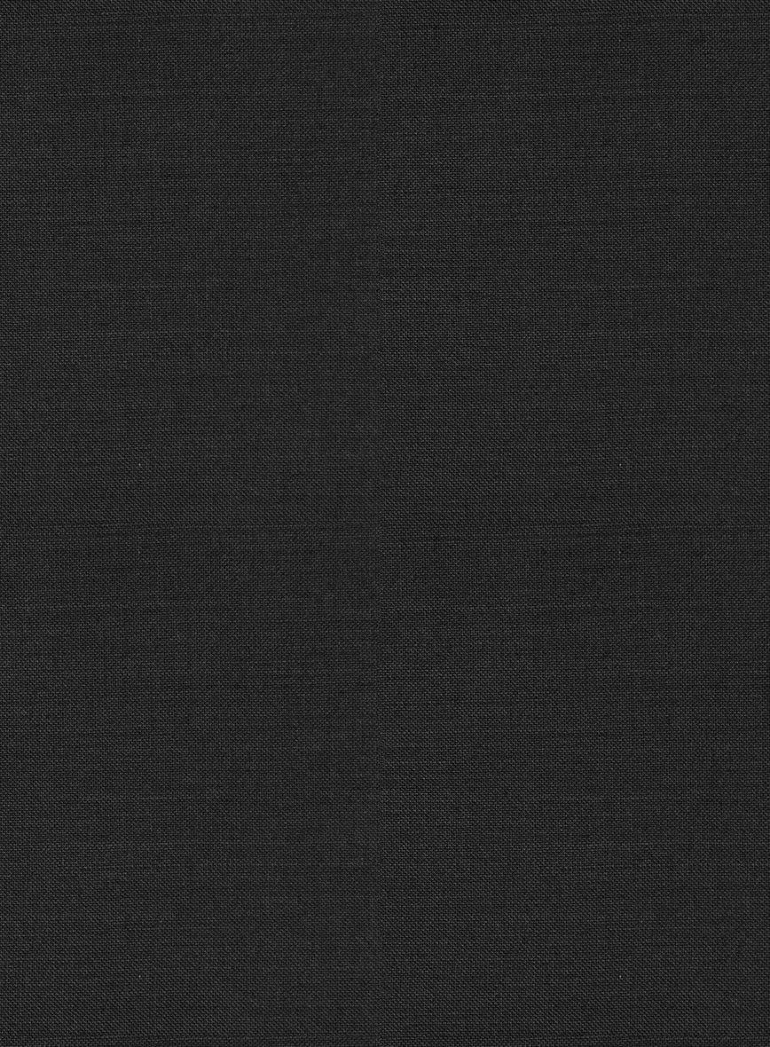 Scabal Cosmopolitan Black Wool Suit - Image 8