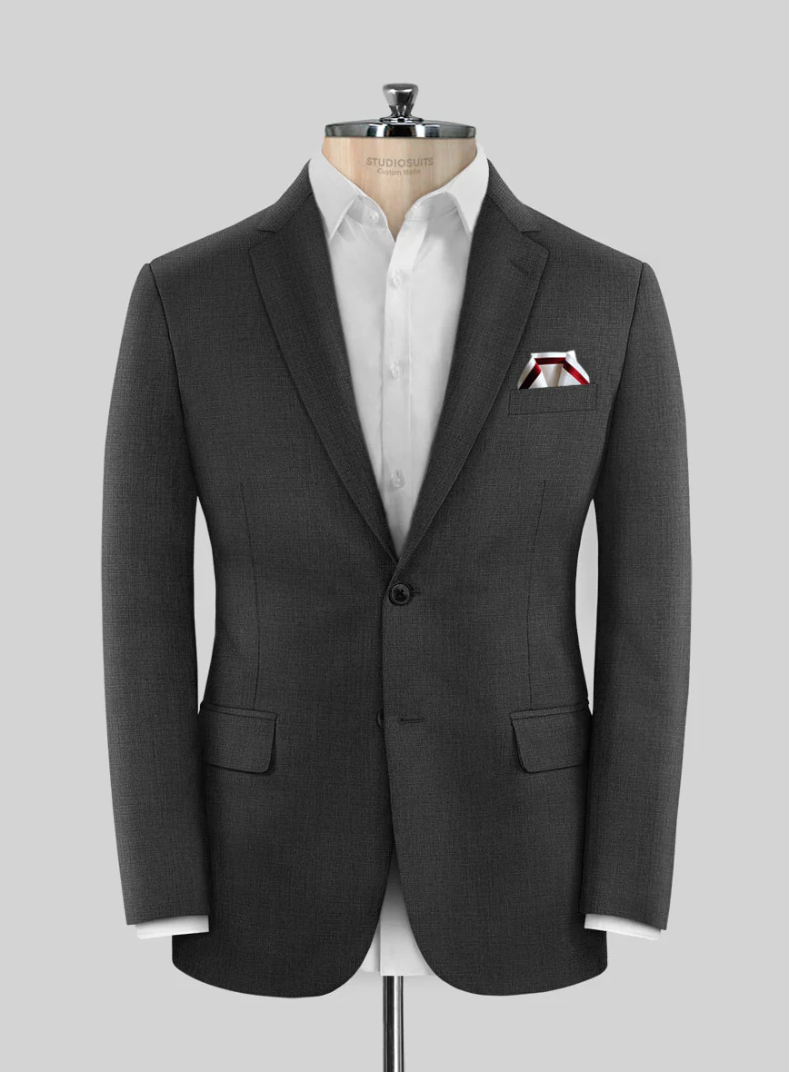 Scabal Cosmopolitan Charcoal Wool Jacket