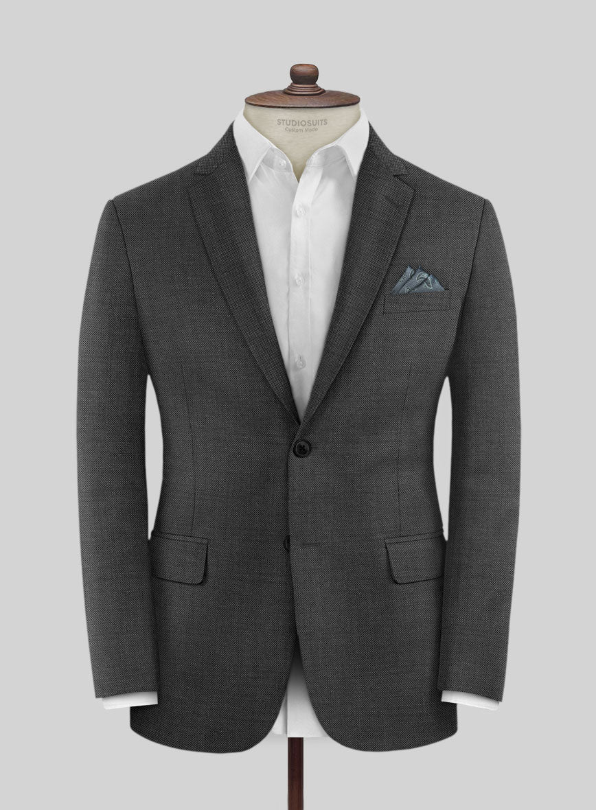 Scabal Cosmopolitan Dark Gray Wool Jacket