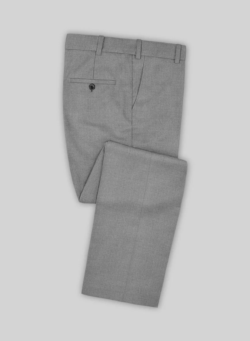 Scabal Cosmopolitan Light Gray Wool Suit - Image 5