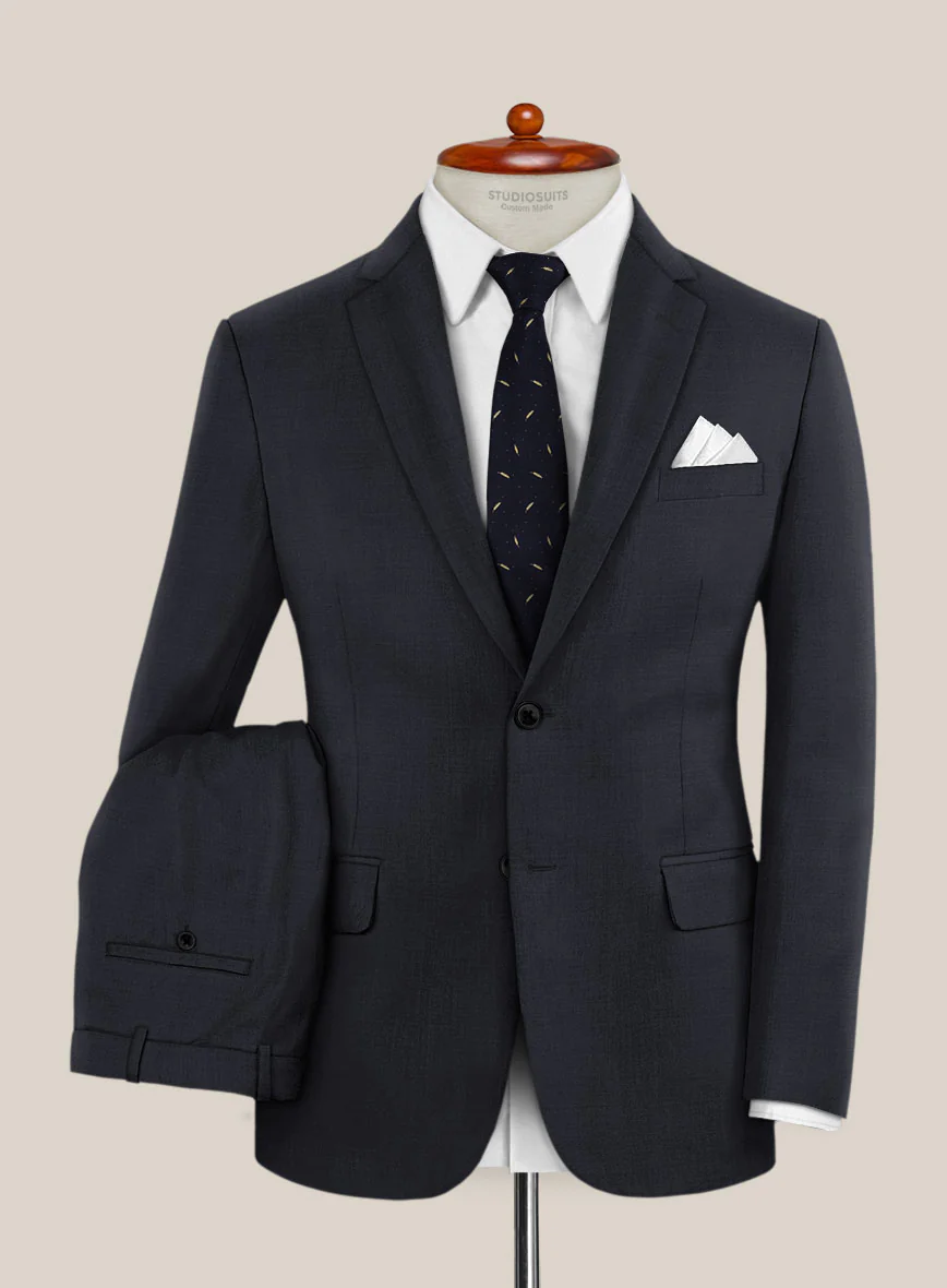 Scabal Cosmopolitan Midnight Blue Wool Suit - Image 2