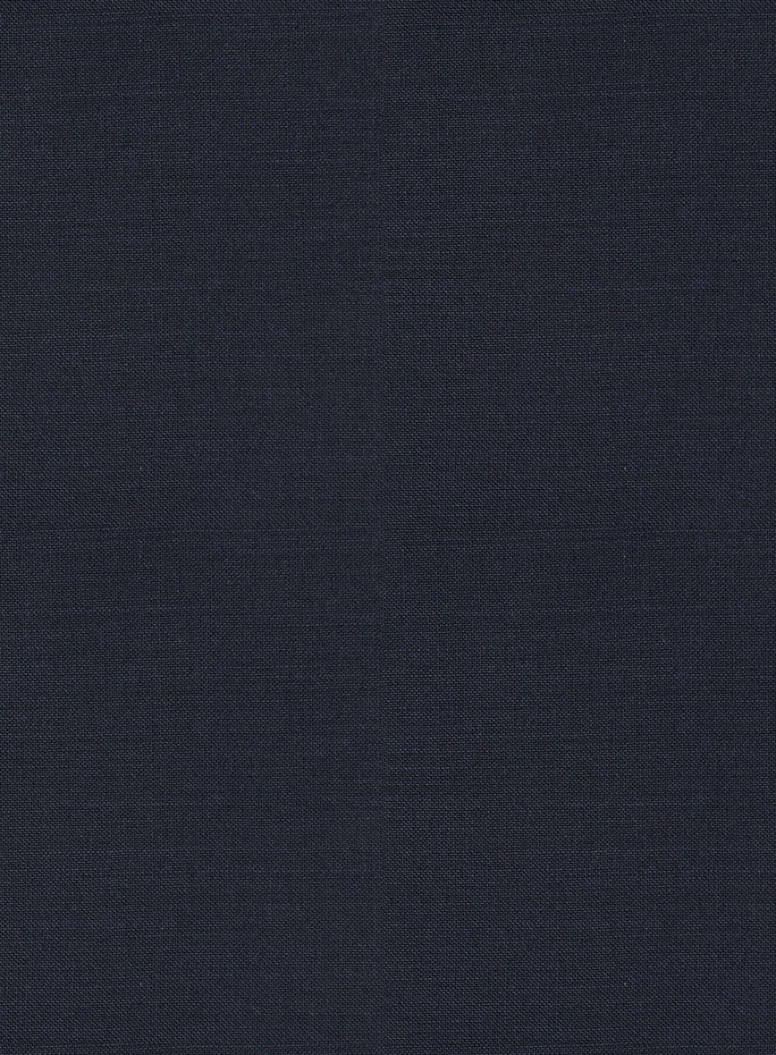Scabal Cosmopolitan Nailhead Dark Blue Wool Jacket - Image 2