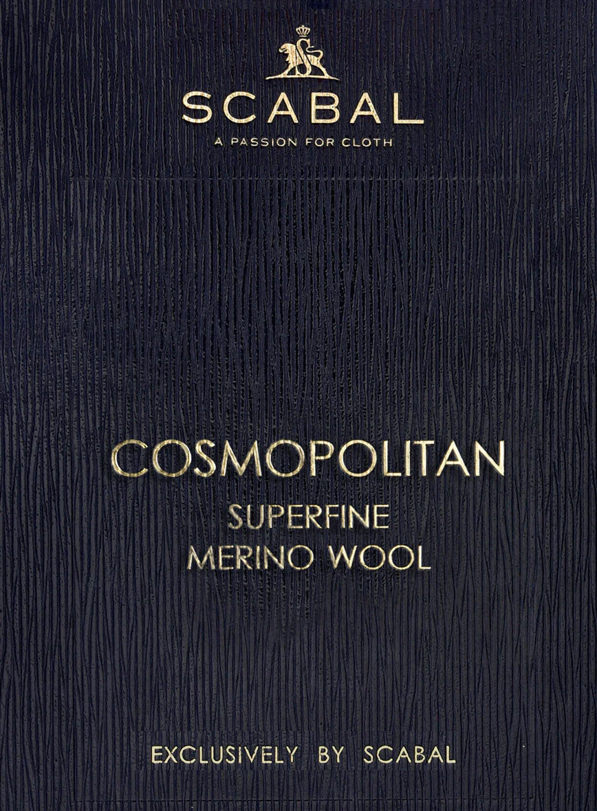 Scabal Cosmopolitan Navy Blue Wool Pants - Image 5