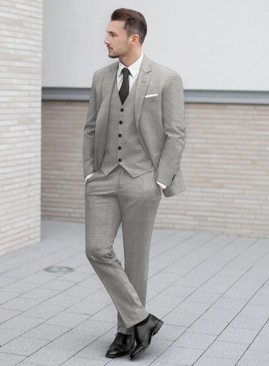 Scabal Cosmopolitan Prince Gray Wool Suit - Image 2