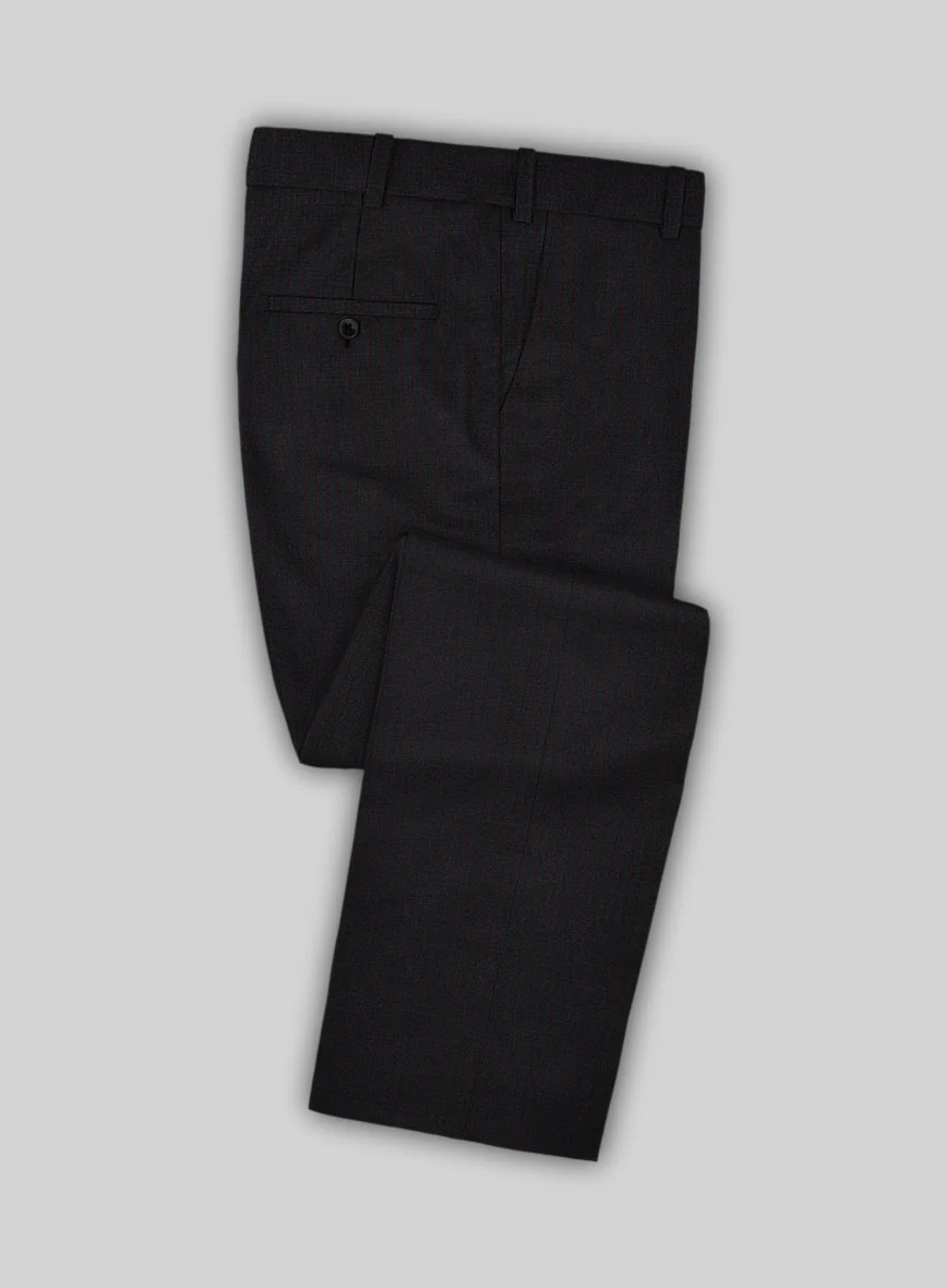 Scabal Cosmopolitan Stripe Pando Blue Wool Suit - Image 4