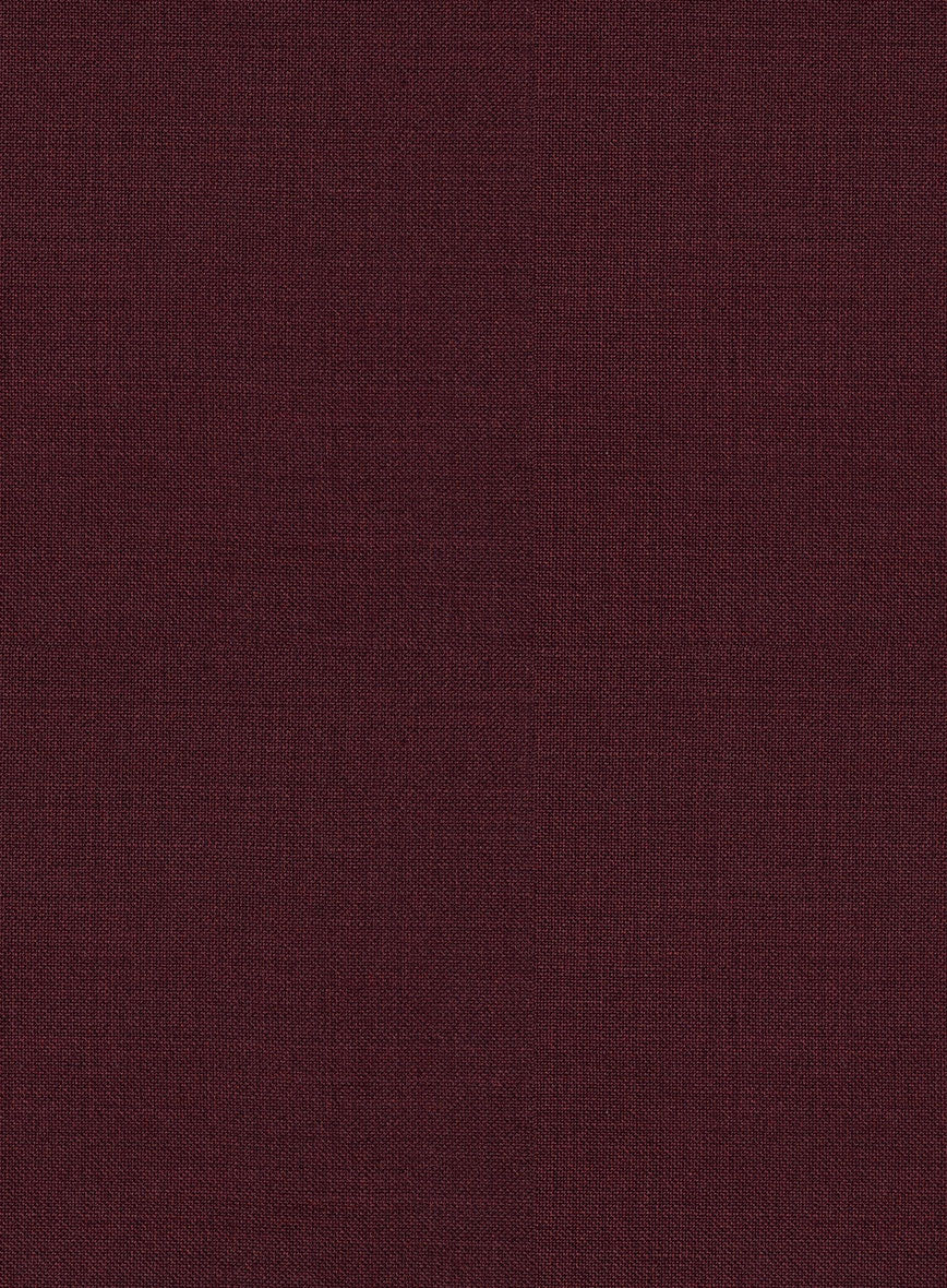 Scabal Cosmopolitan Wine Wool Suit - Image 5
