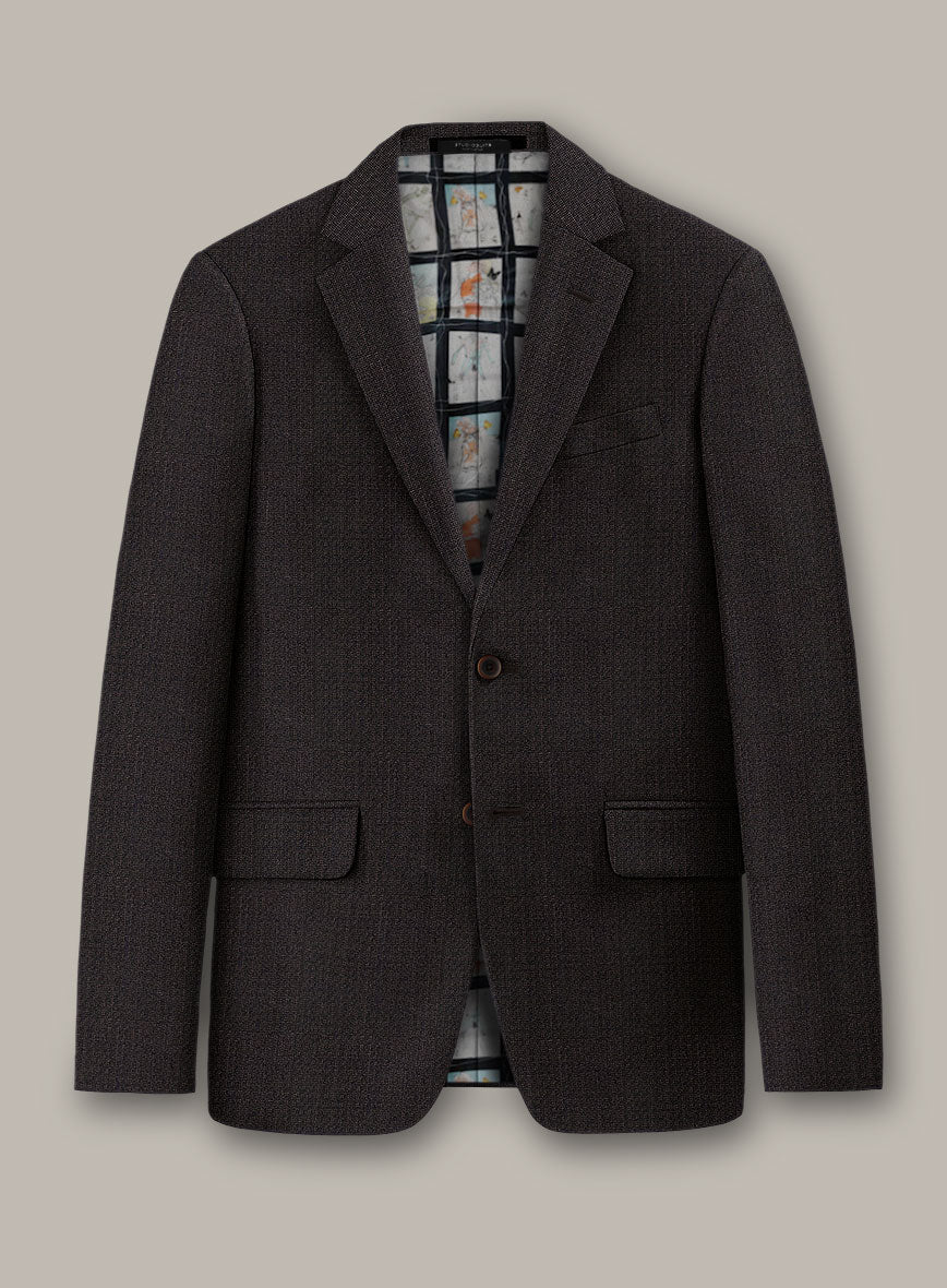 Scabal Dali Cardinal Cross Weave Wool Cashmere Suit - Image 2