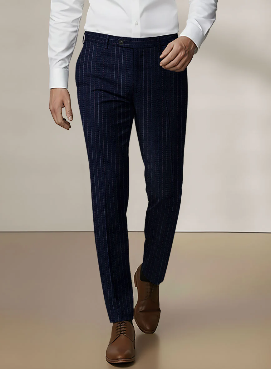 Scabal Dali Chamberlain Herringbone Wool Cashmere Suit - Image 8