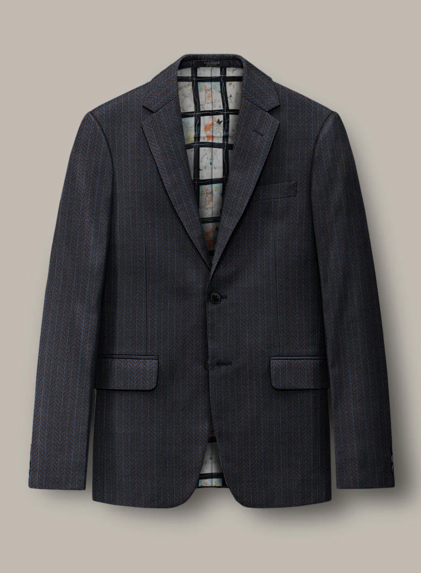 Scabal Dali Cipher Weave Wool Cashmere Suit - Image 2