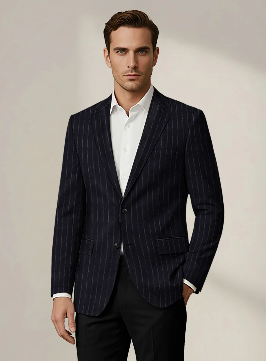 Scabal Dali Godiva Herringbone Wool Cashmere Suit - Image 3