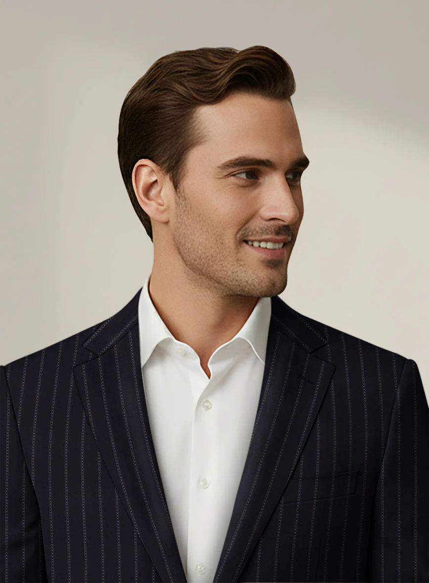 Scabal Dali Godiva Herringbone Wool Cashmere Suit - Image 5