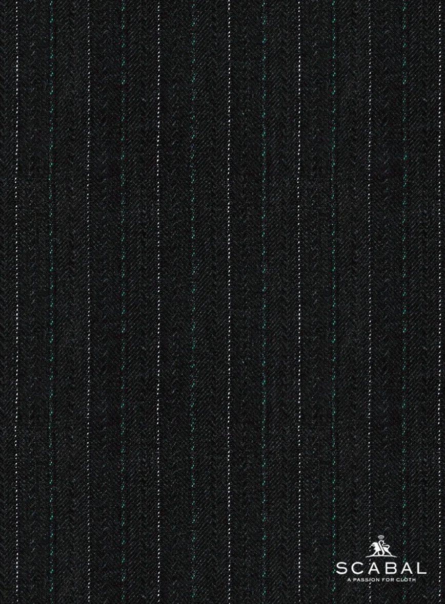 Scabal Dali Scholastic Stripe Wool Cashmere Jacket - Image 5