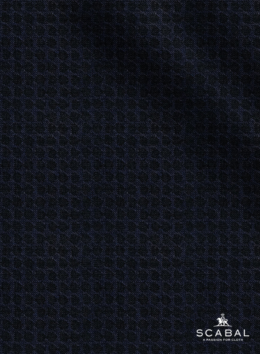 Scabal Dali Spatial Oval Weave Wool Cashmere Pants - Image 4