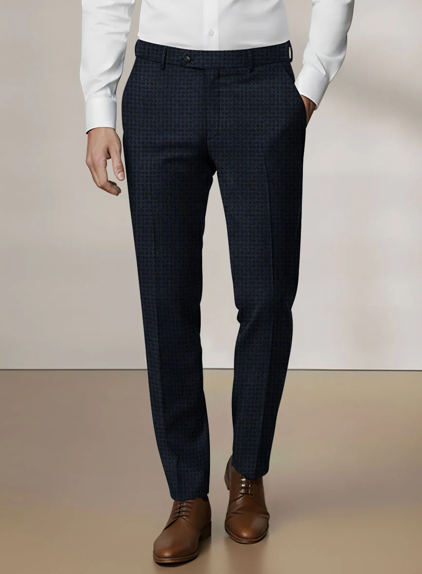 Scabal Dali Spatial Oval Weave Wool Cashmere Suit - Image 7