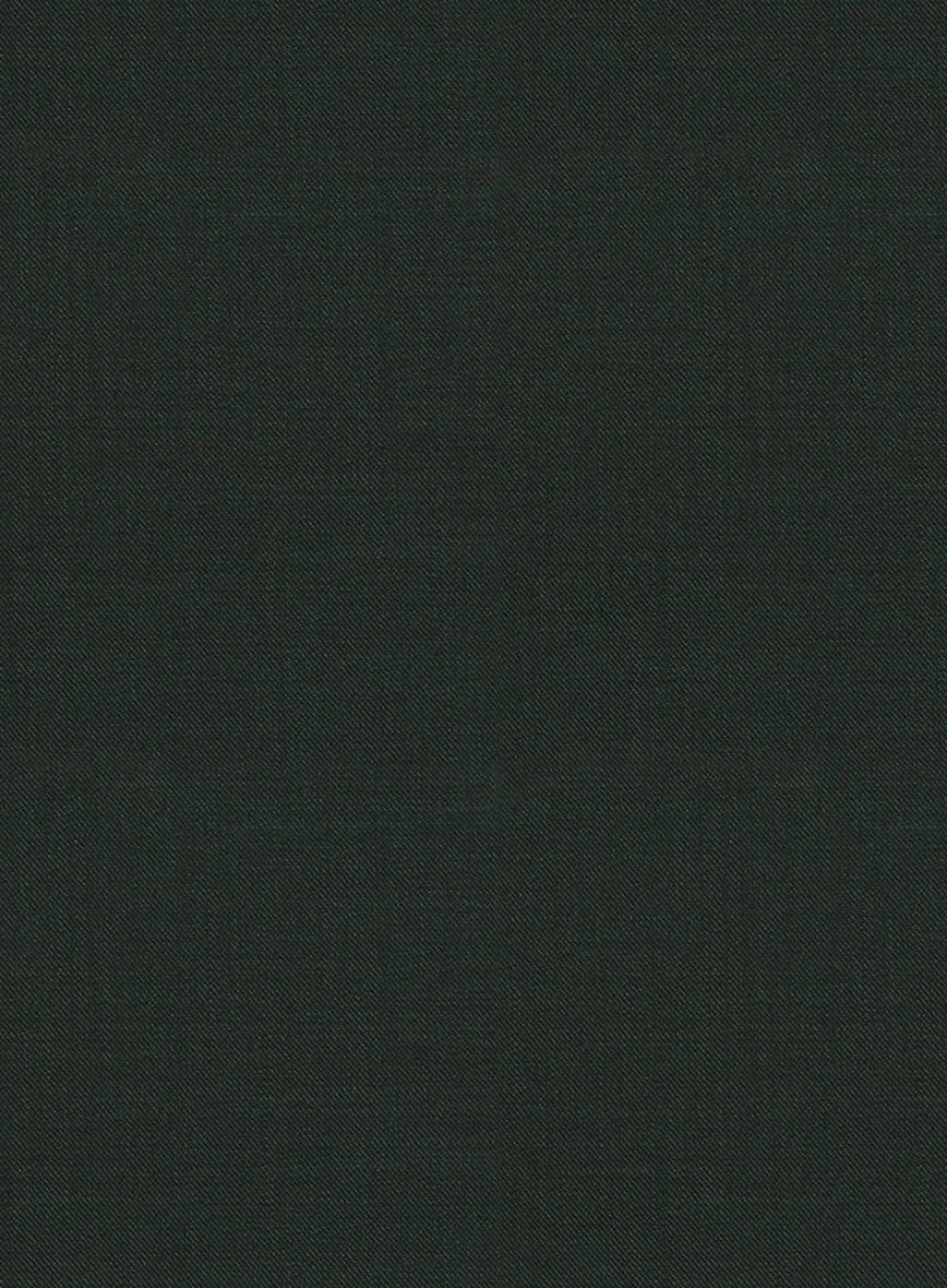 Scabal Dark Green Wool Jacket - Image 3