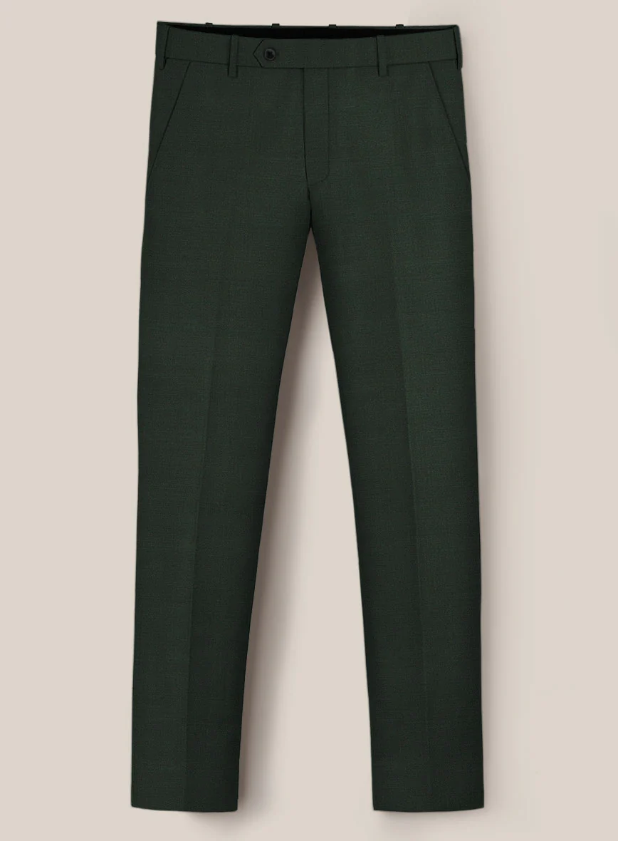 Scabal Dark Green Wool Suit - Image 5