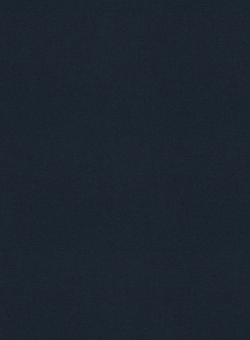 Scabal Dark Navy Cashmere Cotton Jacket - Image 2