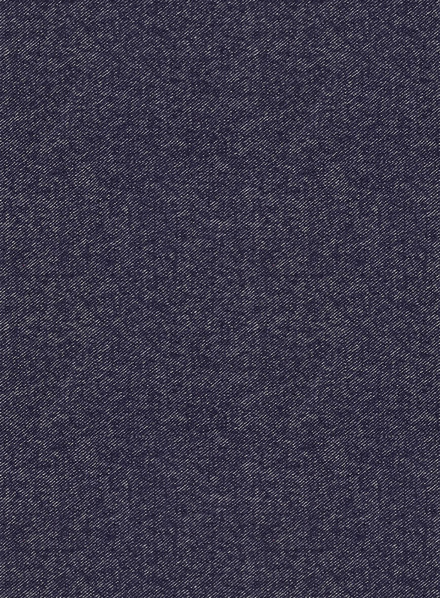 Scabal Denim Dark Blue Wool Cashmere Jacket - Image 3