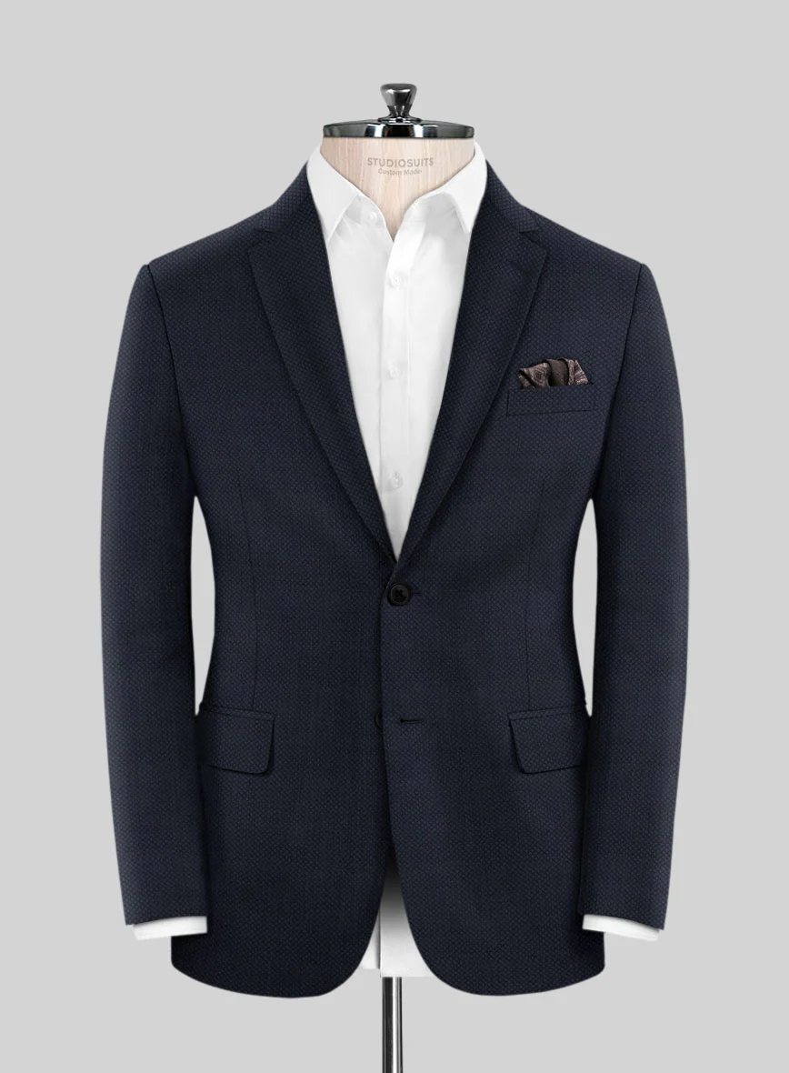Scabal Drian Blue Wool Suit - Image 3