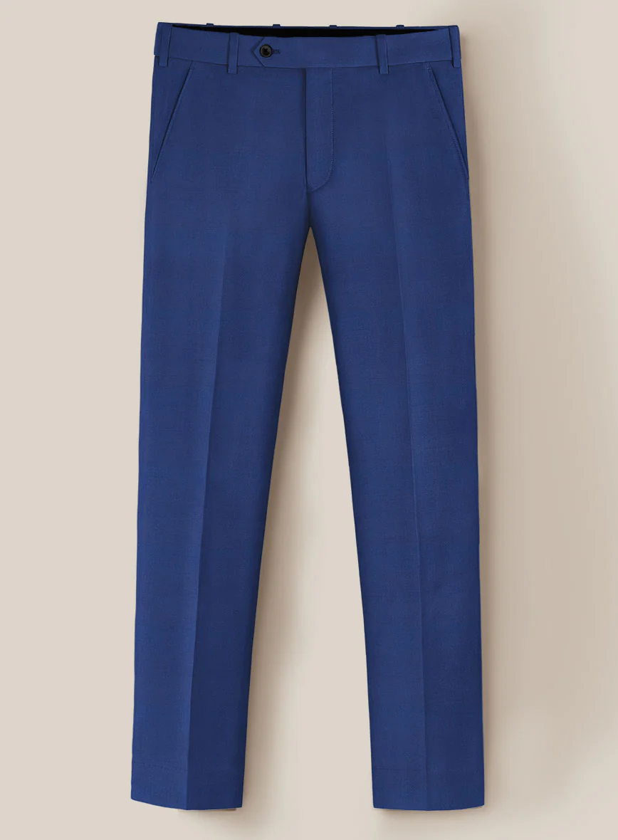 Scabal Egyptian Blue Wool Suit - Image 5