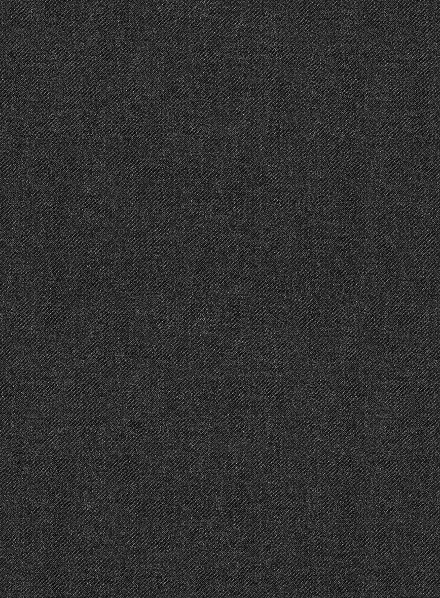 Scabal Ferbi Dark Gray Wool Pants - Image 3