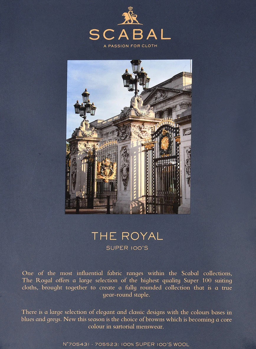 Scabal Ghru Houndstooth Gray Wool Suit - Image 9