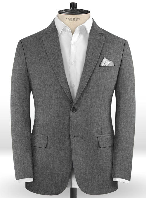 Scabal Graphite Gray Wool Suit - Image 3