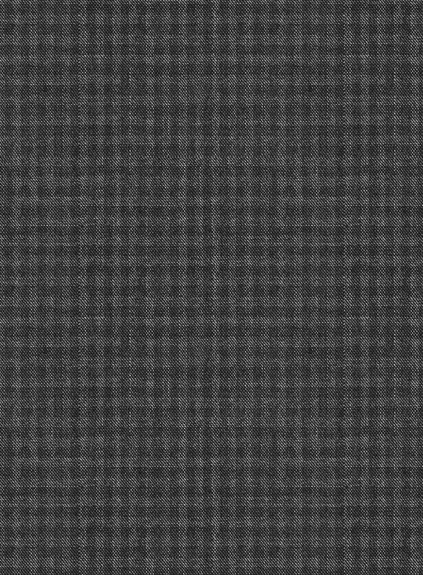 Scabal Guroa Black Wool Suit - Image 6