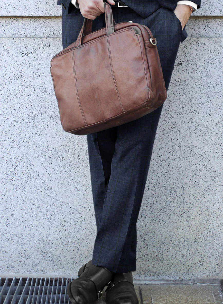 Scabal Dark Sapphire Blue Wool Suit - Image 4