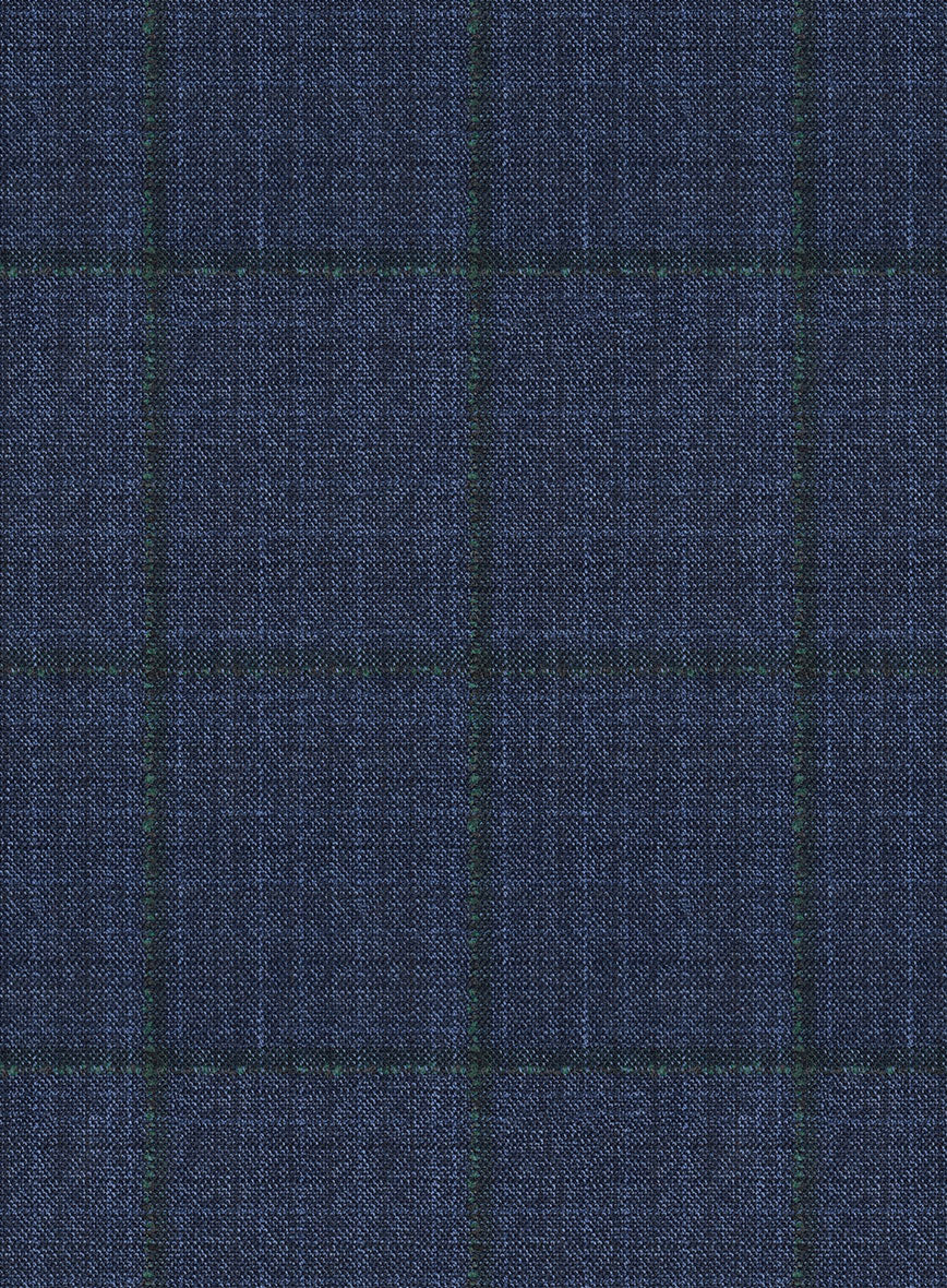 Scabal Dark Sapphire Blue Wool Suit - Image 6