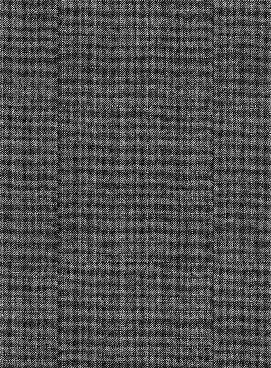 Scabal Slate Gray Wool Pants - Image 3