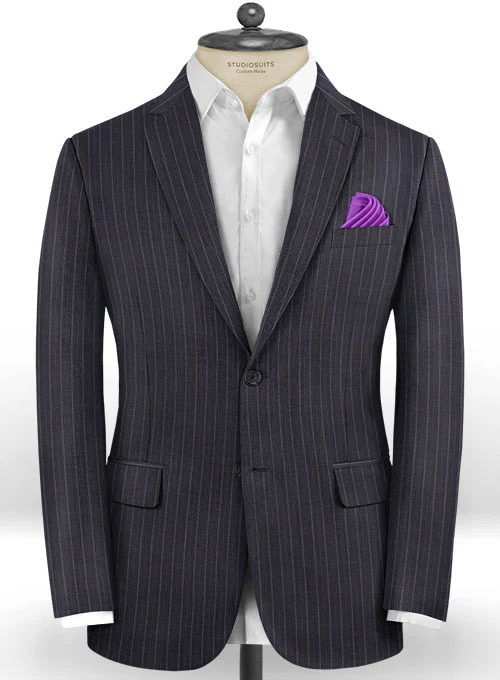 Scabal Inaski Blue Wool Cashmere Jacket