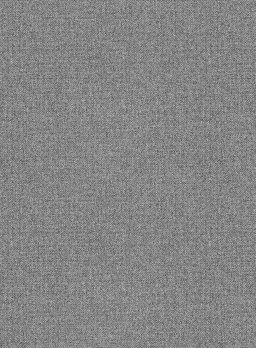 Scabal Lissar Light Gray Wool Pants - Image 3